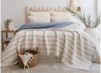 Муслиновое покрывало Saheser - Sante Blue (Turkey), 220 х 240 см